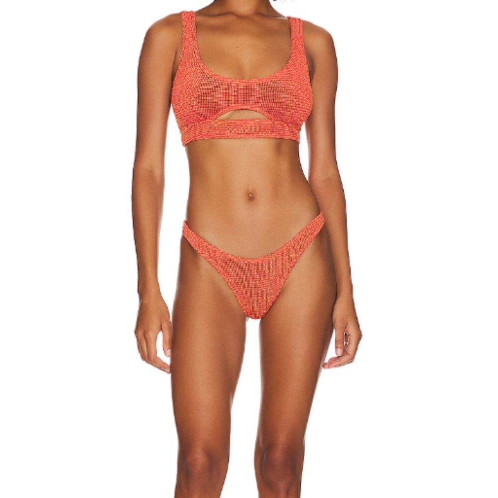 Revolve Bond Eye Sasha Bikini Top with High waisted bottom
